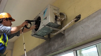 vệ sinh dàn nóng