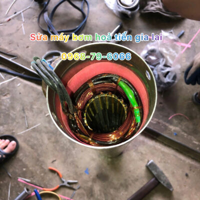 sửa chửa máy bơm giếng tại nhà gia lai
