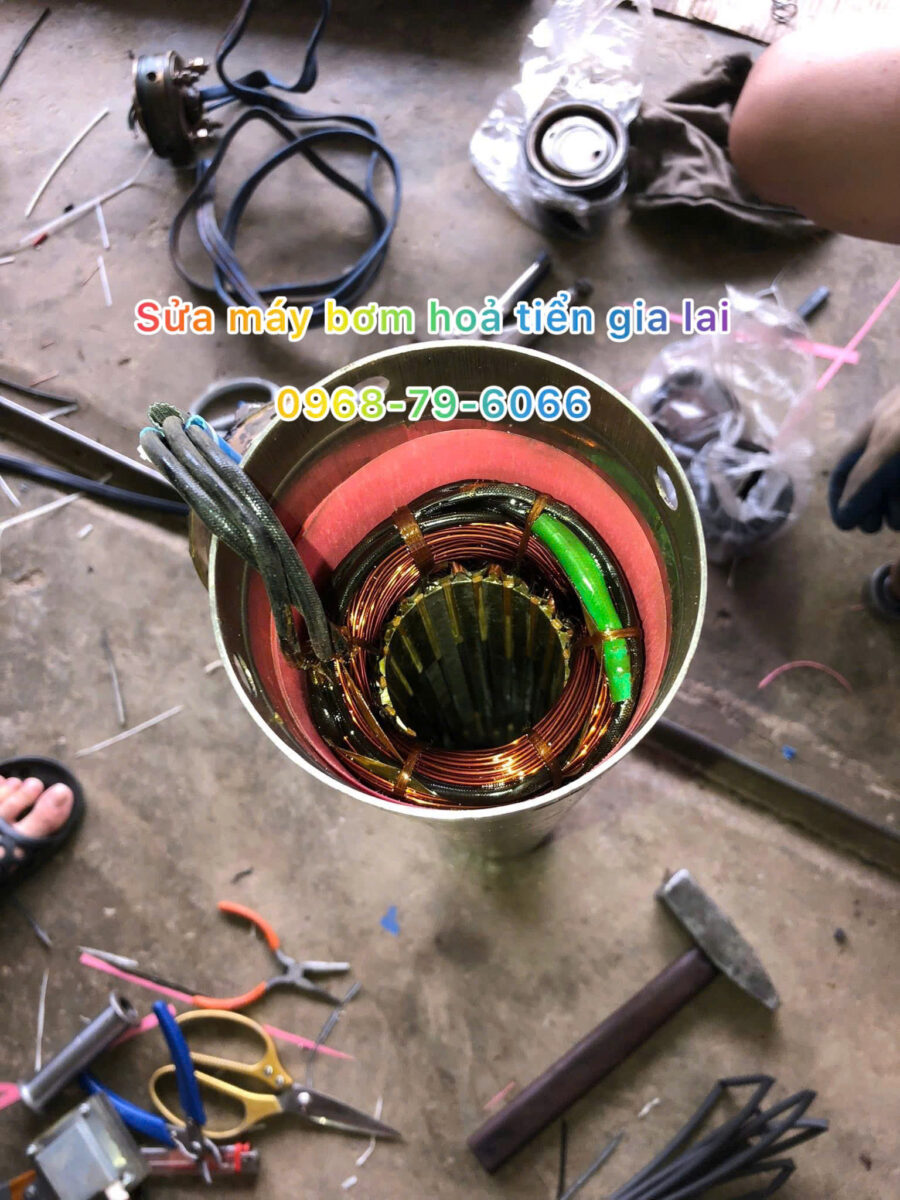 sửa chửa máy bơm giếng tại nhà gia lai