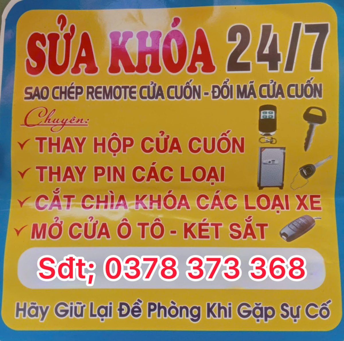 Làm khóa tại Pleiku Gia Lai| Gọi 0378.373.368