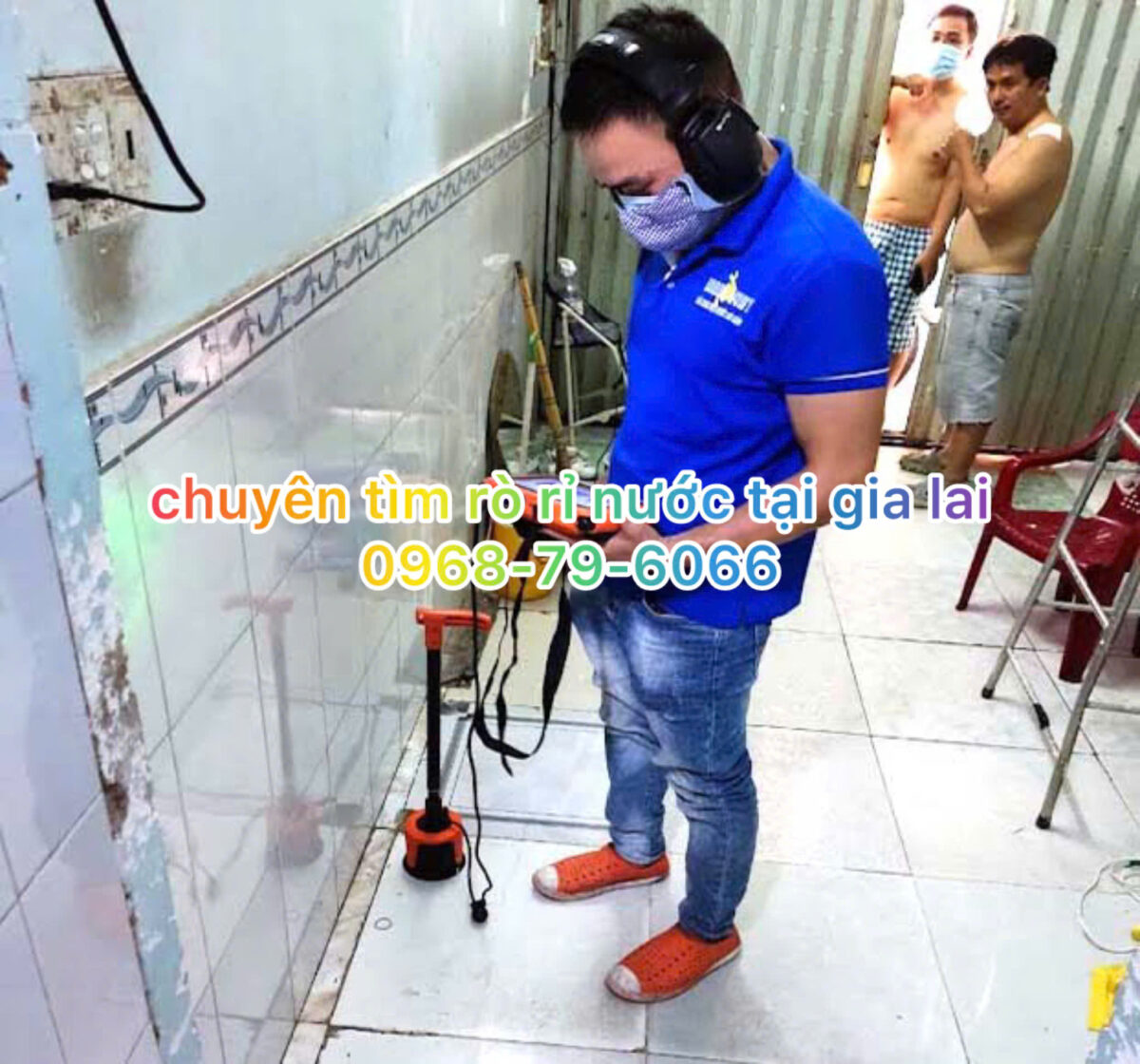 Siêu âm ống nước âm tường tại Gia Lai